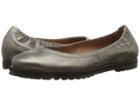 French Sole Yeah (pewter Kid) Women's Flat Shoes
