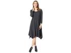 Nally & Millie Brushed Midi Dress (black) Women's Dress