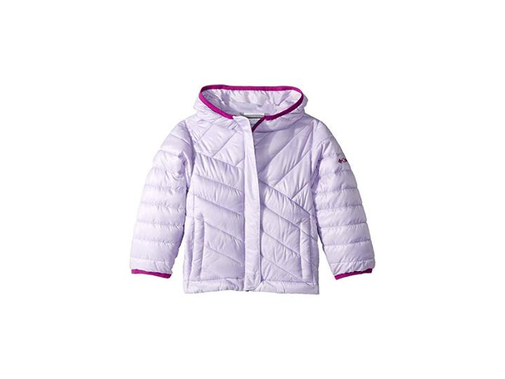 Columbia Kids Powder Litetm Puffer (little Kids/big Kids) (soft Violet/bright Plum) Girl's Coat