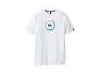 Quiksilver Kids Amphibian Surf Tee Rashguard (big Kids) (white) Boy's Swimwear