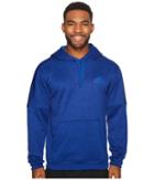 Adidas Team Issue Fleece Pullover Hoodie (collegiate Royal Melange/collegiate Royal Melange/royal) Men's Sweatshirt