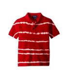 Polo Ralph Lauren Kids Tie-dye Cotton Mesh Polo (toddler) (rl2000 Red Multi) Girl's Clothing
