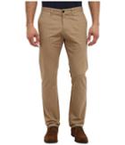 Dockers Men's Game Day Alpha Khaki Slim Tape Red Flat Front Pant (connecticut