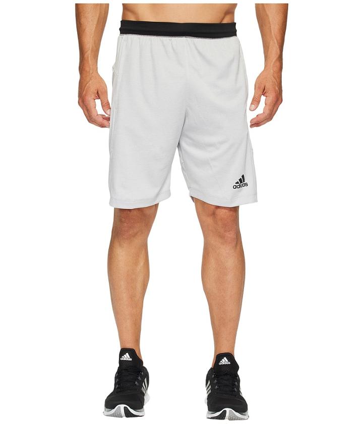 Adidas Speedbreaker Hype Shorts (medium Grey Heather/black) Men's Shorts