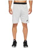 Adidas Speedbreaker Hype Shorts (medium Grey Heather/black) Men's Shorts
