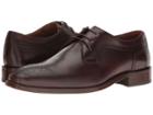 Johnston & Murphy Boydstun Plain Toe Medallion (brown Italian Calfskin) Men's Plain Toe Shoes
