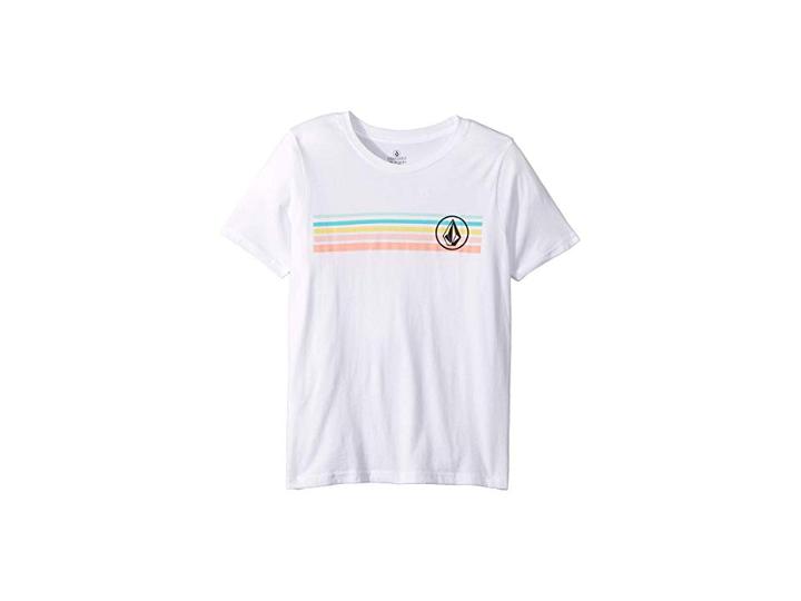 Volcom Kids Volcom Chatter Tee (little Kids/big Kids) (white) Girl's T Shirt