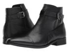 Calvin Klein Rafael (black Dress Calf/wave Grid Emboss) Men's Boots