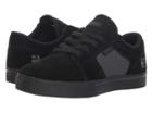 Etnies Kids Barge Ls (toddler/little Kid/big Kid) (black/black/grey) Boys Shoes