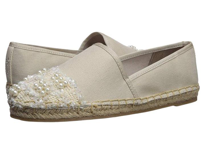 Circus By Sam Edelman Lane (modern Ivory Textured Woven Canvas/pearl Boucle) Women's Shoes