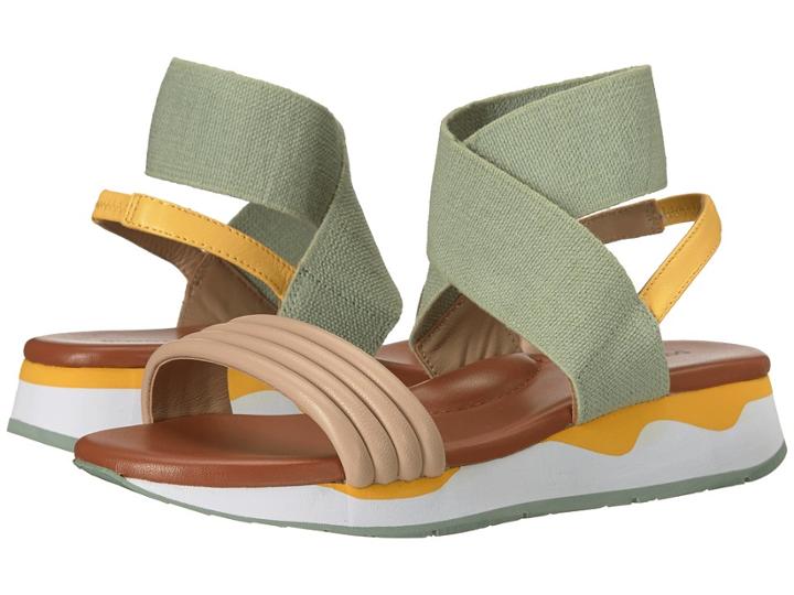 Donald J Pliner Shaye (almond/sage/lemon) Women's Dress Sandals