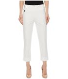 Lisette L Montreal Kathryne Cuffed Crop Pants (white) Women's Casual Pants