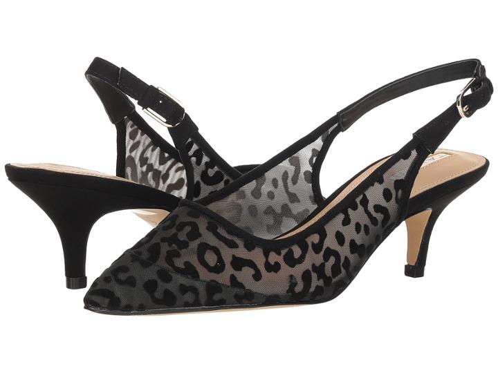 Tahari Saint (black Leop Mesh) Women's Shoes