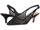 Tahari Saint (black Leop Mesh) Women's Shoes