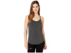 Angie Sparkle Rib Knit Cami (silver) Women's Clothing