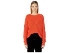 Eileen Fisher Scoop Neck Top (hot Red) Women's Sweater
