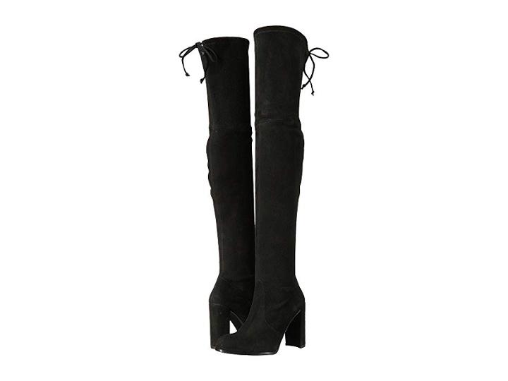 Stuart Weitzman Hiline (black Suede) Women's Shoes