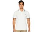 Fred Perry Twin Tipped Shirt (light Ecru/black) Men's Short Sleeve Knit