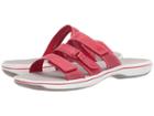 Clarks Brinkley Coast Boxed (red Synthetic) Women's Sandals