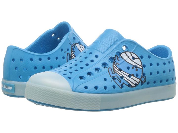 Native Kids Shoes Jefferson Glow (toddler/little Kid) (blue Glow) Kids Shoes