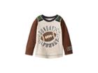 Mud Pie Football Long Sleeve Raglan T-shirt (infant/toddler) (brown) Boy's T Shirt