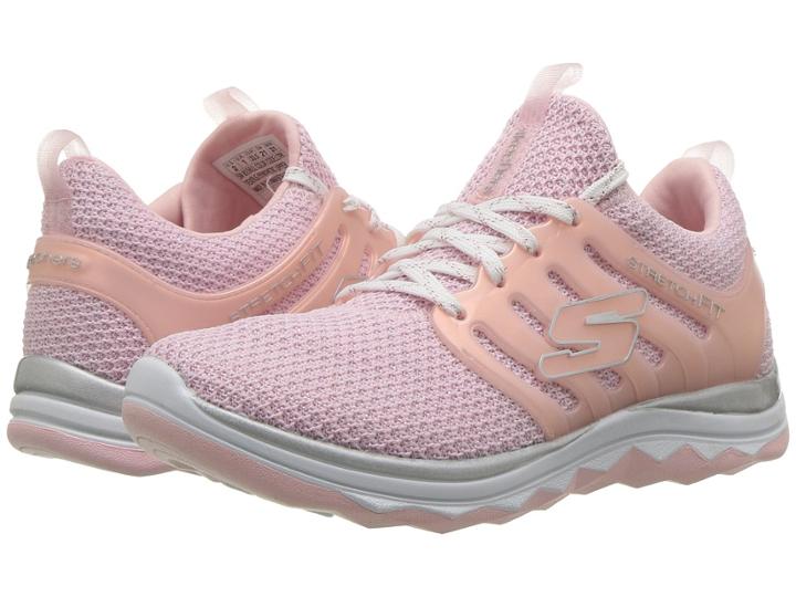 Skechers Kids Diamond Runner 81561l (little Kid/big Kid) (light Pink) Girl's Shoes