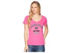 Champion College Auburn Tigers University V-neck Tee (wow Pink) Girl's T Shirt