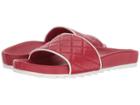 J/slides Edge (red Leather) Women's Slide Shoes