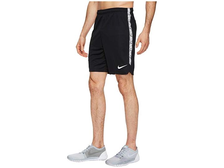 Nike Dry Squad Soccer Short (black/white/white) Men's Shorts