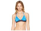 The Bikini Lab Route 66 Triangle Top (azul) Women's Swimwear