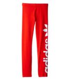 Adidas Originals Kids Leggings (toddler/little Kids/big Kids) (core Red/white) Girl's Casual Pants