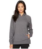 Nike Dry Pullover Training Hoodie (charcoal Heather/black) Women's Clothing
