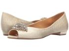 Badgley Mischka Taft (ivory Embossed Satin) Women's Sandals