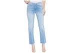 Hudson Jeans Zoeey Mid-rise Crop Straight Five-pocket Jeans In Aura (aura) Women's Jeans