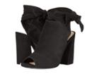 Kristin Cavallari Leeds Peep Toe Bootie (black Kid Suede) High Heels
