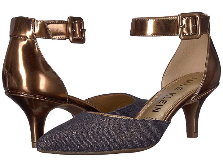 Anne Klein Fabulist (dark Natural/blue/gold) High Heels