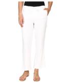 Nydj Jamie Relaxed Ankle (optic White) Women's Casual Pants
