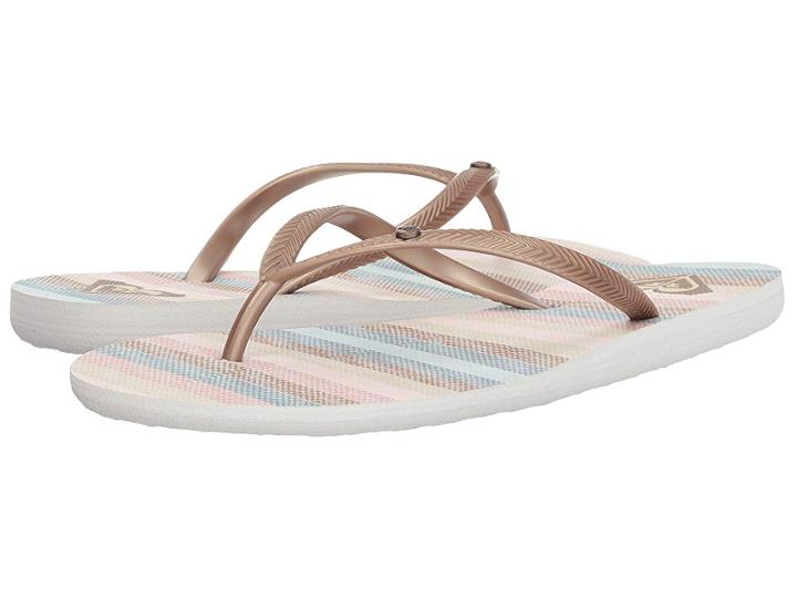 Roxy Bermuda Ii (light Gold) Women's Sandals