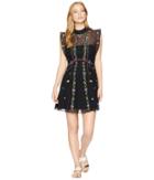 Free People Riviera Mini (black) Women's Dress