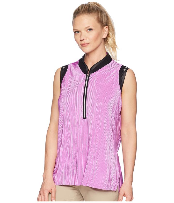 Jamie Sadock Crunchy Textured Sleeveless Top (desire) Women's Sleeveless