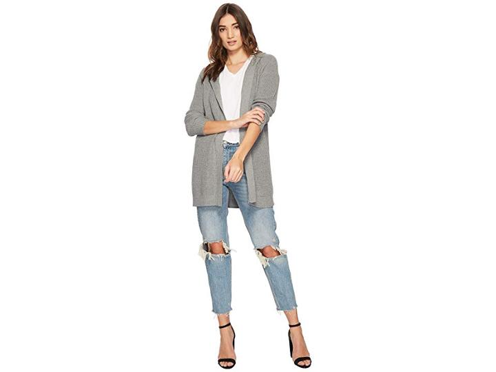 Kensie Soft Sweater Ks2u5002 (heather Grey) Women's Sweater