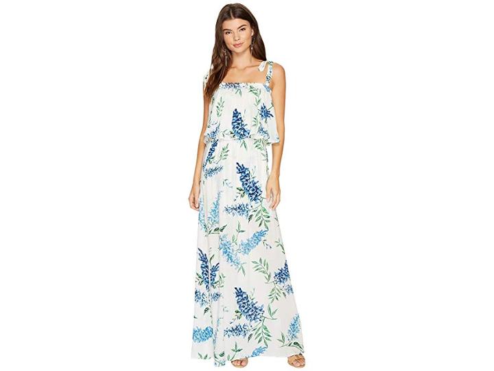 Show Me Your Mumu Nicola Maxi Dress (wisteria Wonder Challis) Women's Dress