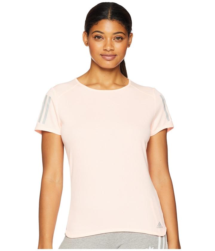 Adidas Response Short Sleeve Tee (clear Orange) Women's T Shirt