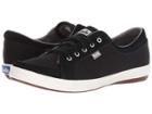 Keds Vollie Ii Canvas/perf Suede (black) Women's Lace Up Casual Shoes