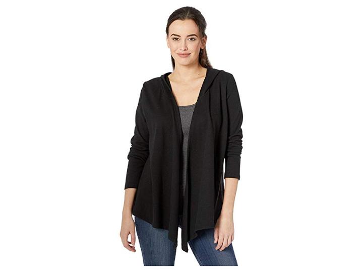 Alternative Vintage Thermal Warm Up Wrap (black) Women's Clothing