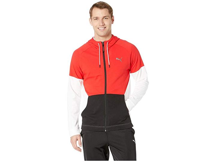 Puma A.c.e. Fleece Jacket (high Risk Red) Men's Coat