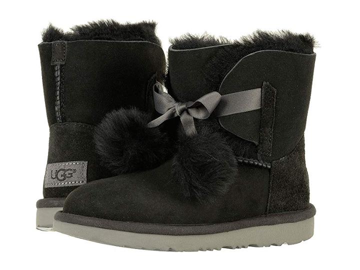 Ugg Kids Gita (little Kid/big Kid) (black) Girls Shoes