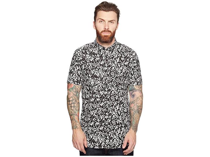 Rip Curl Tropix Short Sleeve Shirt (black) Men's Short Sleeve Pullover