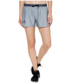 Under Armour Freedom Training Shorts (true Gray Heather/steel/black) Women's Shorts