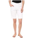 Jag Jeans Petite Petite Ainsley Pull-on Classic Fit Bermuda Bay Twill (white) Women's Shorts